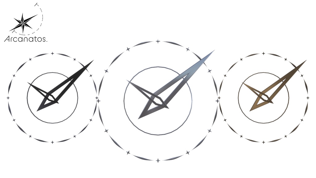 【VRChat想定】ClockHalo / 時計型天使の輪(ヘイロー)