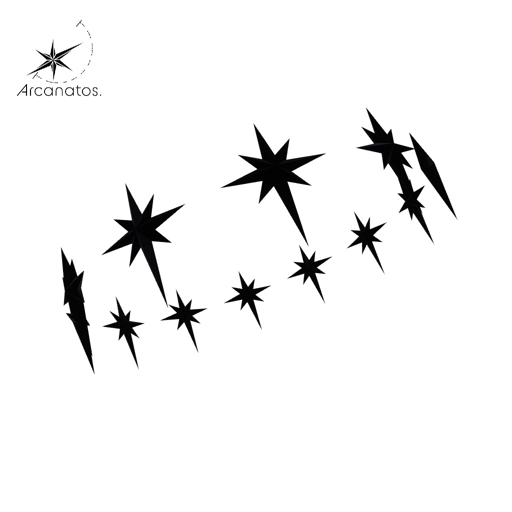 【VRChat想定】StarburstHalo/多芒星天使の輪(ヘイロー)
