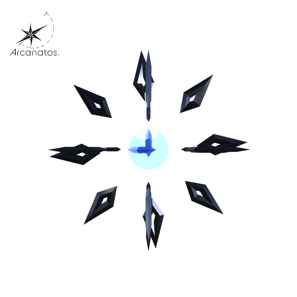 【VRChat想定】OctaDrone/追従機能付きドローンオブジェクト