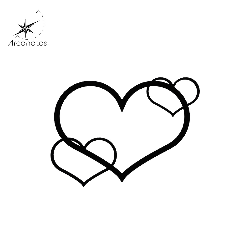 【VRChat想定】HairAcceHearts / ハート型ヘアアクセ