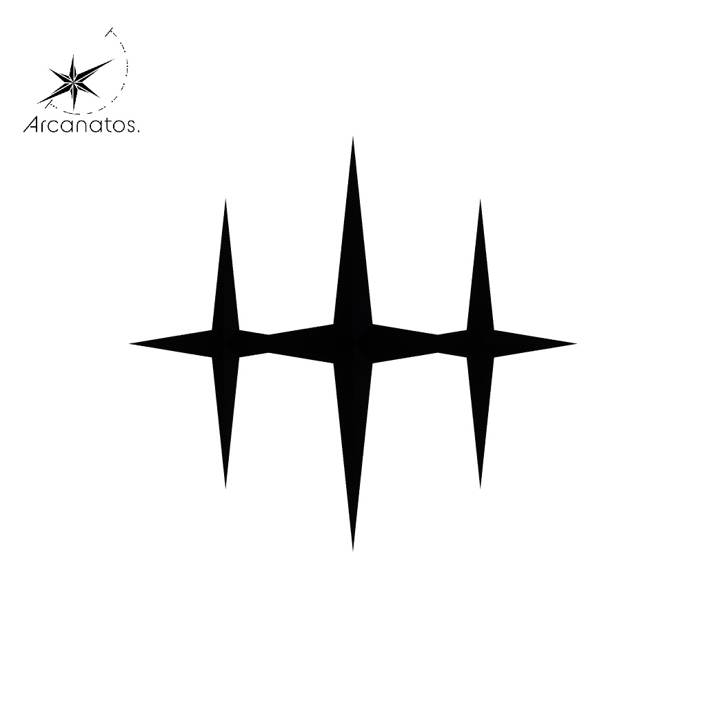 【VRChat想定】HairAcceTrident / トライデント型のヘアアクセ