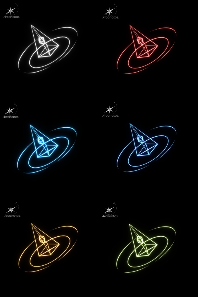 【VRChat想定】WitchHatHalo / 魔女帽モチーフのヘイロー