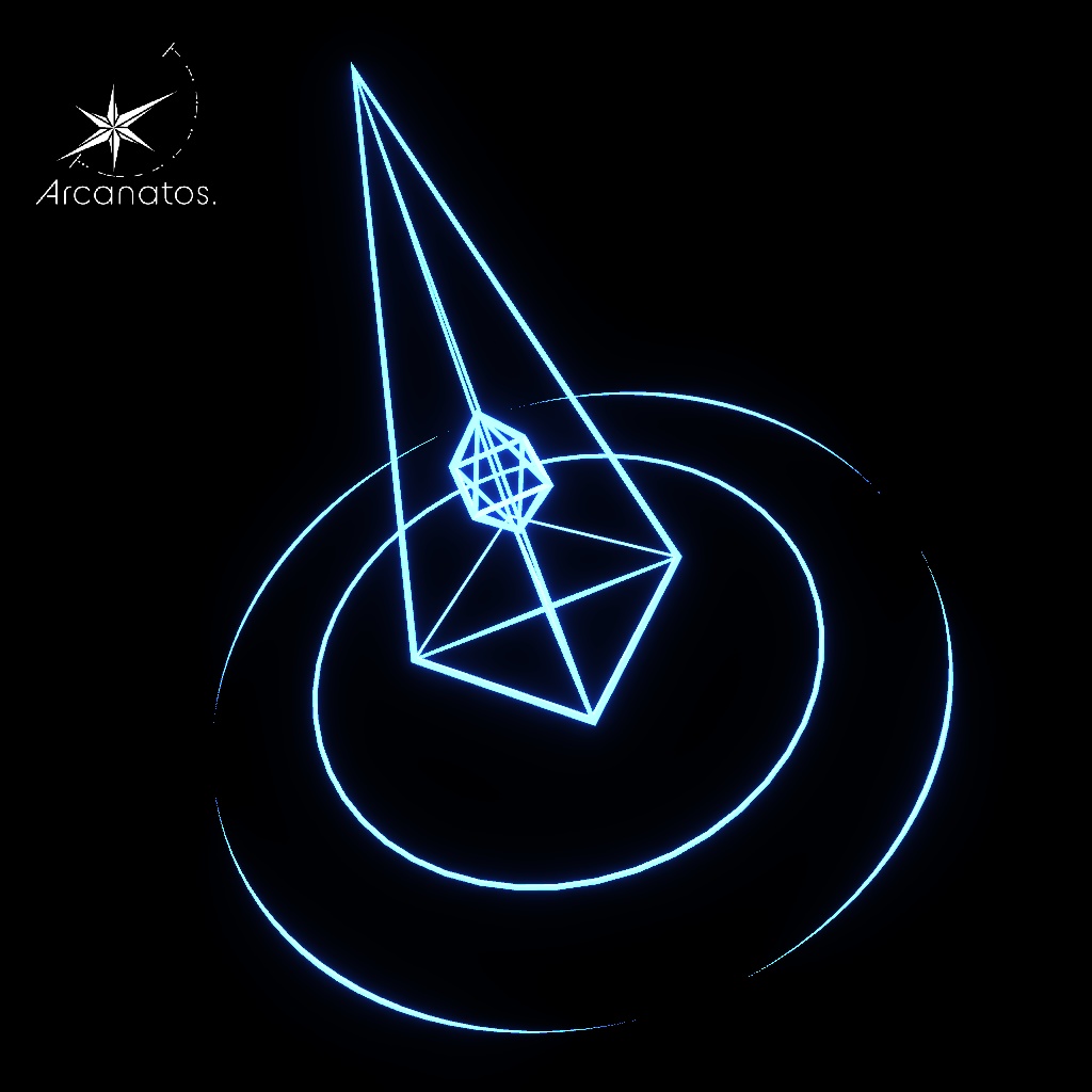 【VRChat想定】WitchHatHalo / 魔女帽モチーフのヘイロー