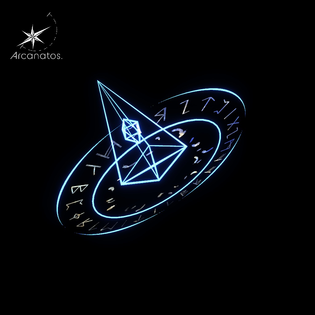 【VRChat想定】WitchHatHalo / 魔女帽モチーフのヘイロー