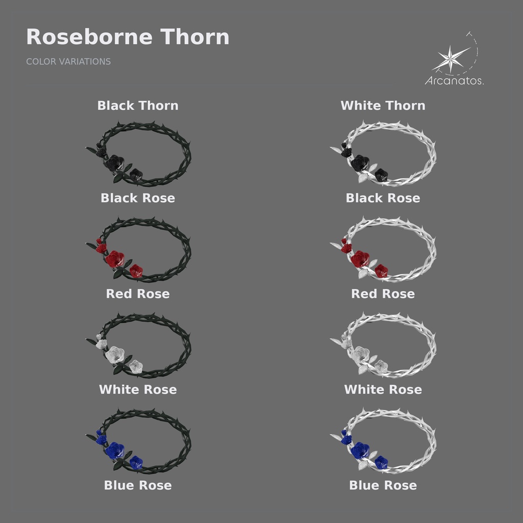【VRChat想定・Modular Avatar必須】Thorn Halo Collection