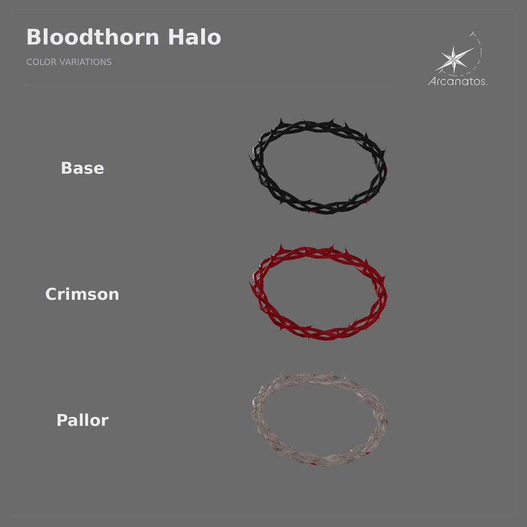 【VRChat想定・Modular Avatar必須】Thorn Halo Collection