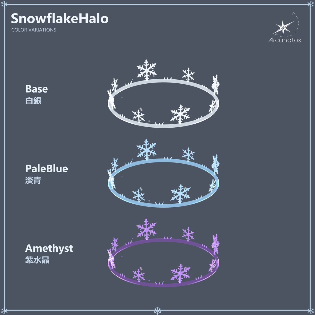 【VRChat想定・Modular Avatar必須】Frost Halo Collection