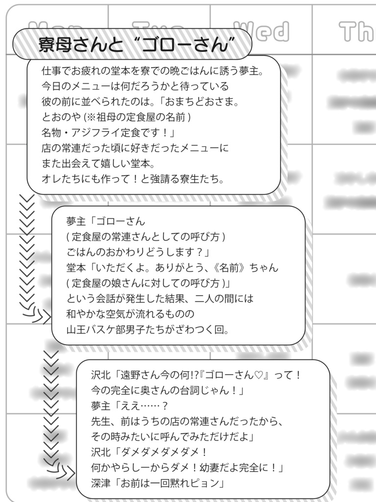 山王寮の寮母さん