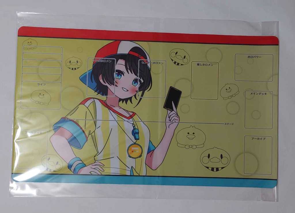 「大空スバル」 非公式 ホロカ用 ラバープレイマット