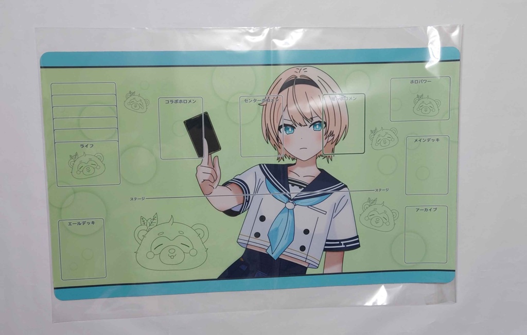 「風真いろは(セーラー服ver.)」 非公式 ホロカ用 ラバープレイマット