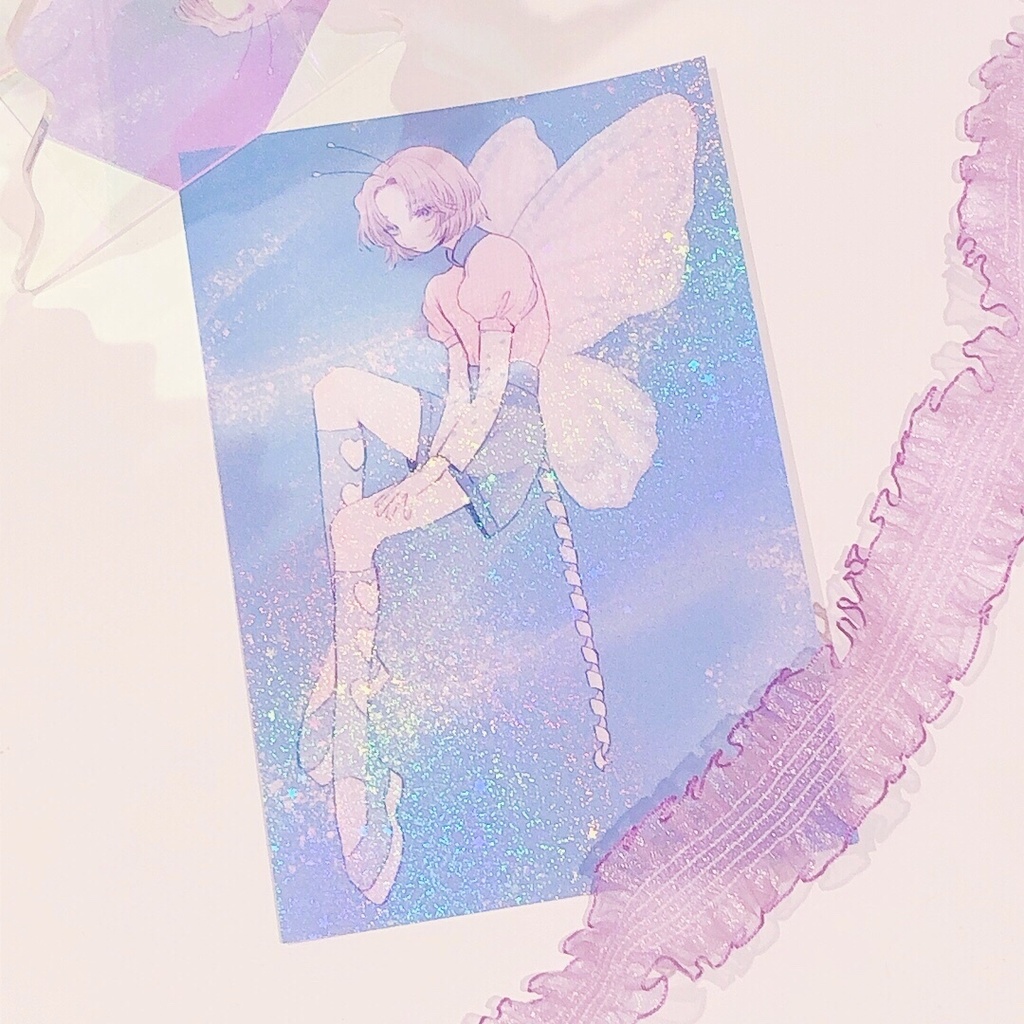 キラキラポストカード　fairy boy