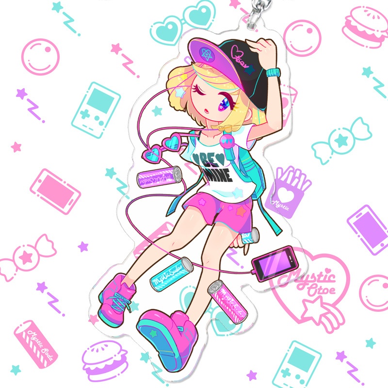 ウィークエンドガールズ アクリルキーホルダー 全3種