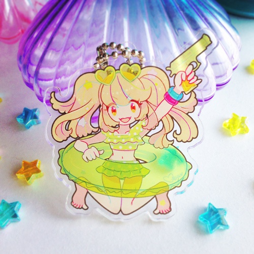 サマーフロートガール アクリルキーホルダー 全3種