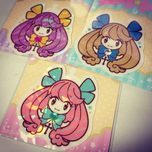 ホーリーガールズ ホログラムステッカー 全3色