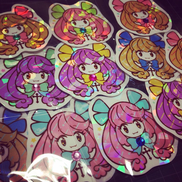 ホーリーガールズ ホログラムステッカー 全3色
