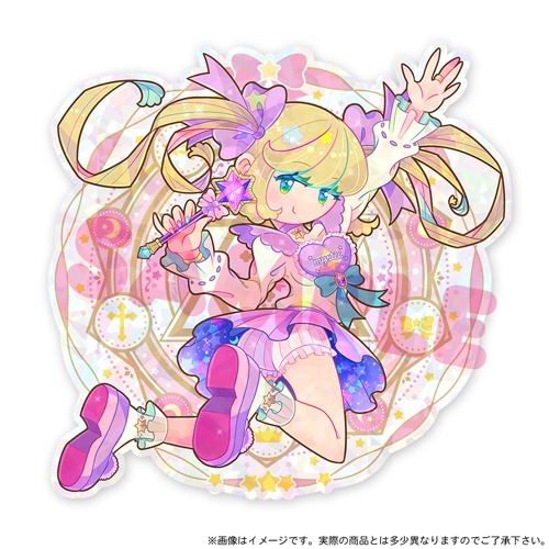 マジックサークルガールホログラムステッカー 全3色