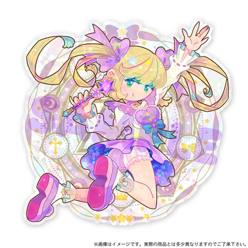 マジックサークルガールホログラムステッカー 全3色