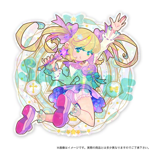 マジックサークルガールホログラムステッカー 全3色