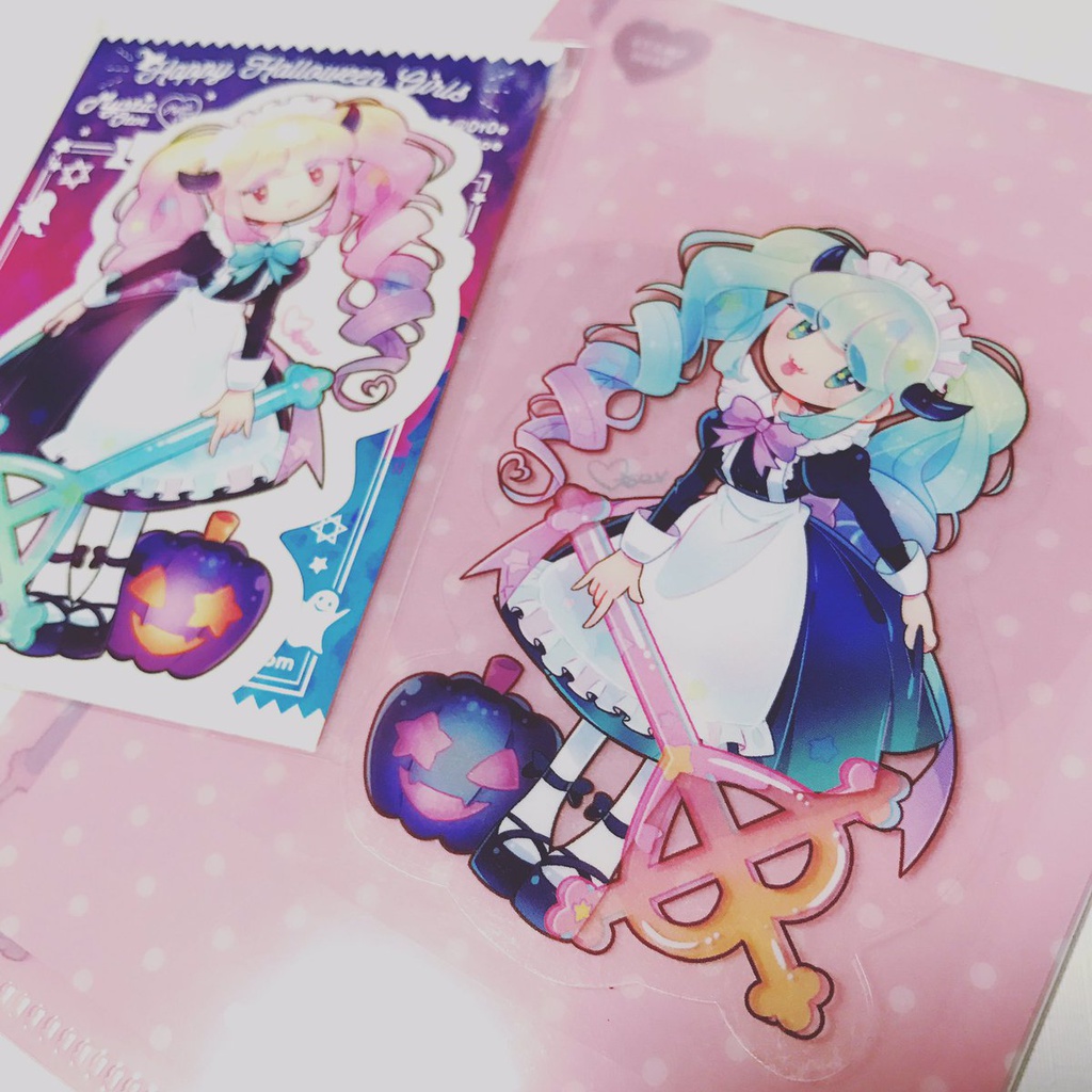 ハッピーハロウィンガールズ ステッカー 全2種