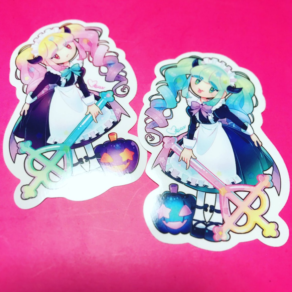 ハッピーハロウィンガールズ ステッカー 全2種