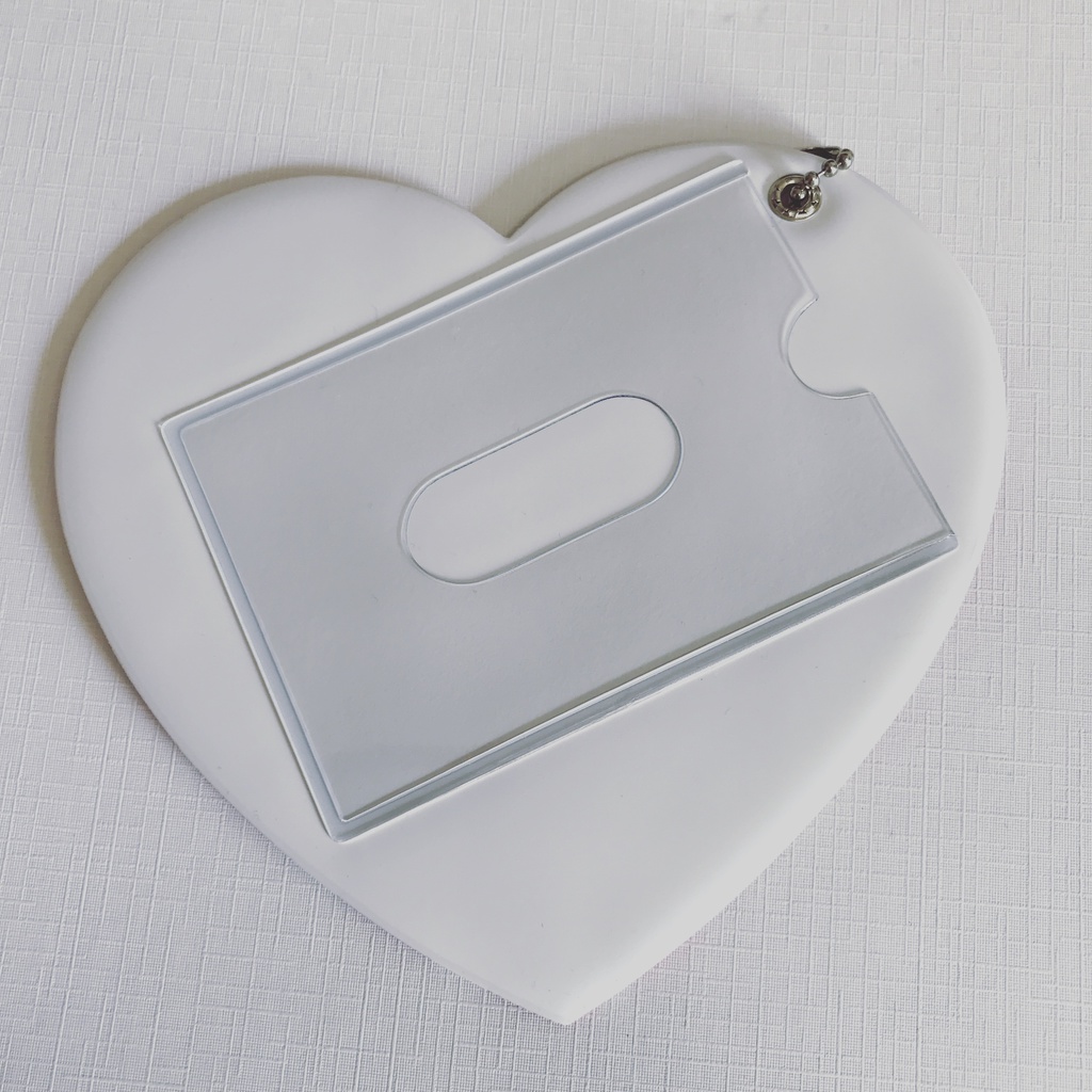 BEMINE テディ&ガール ハート型パスケース