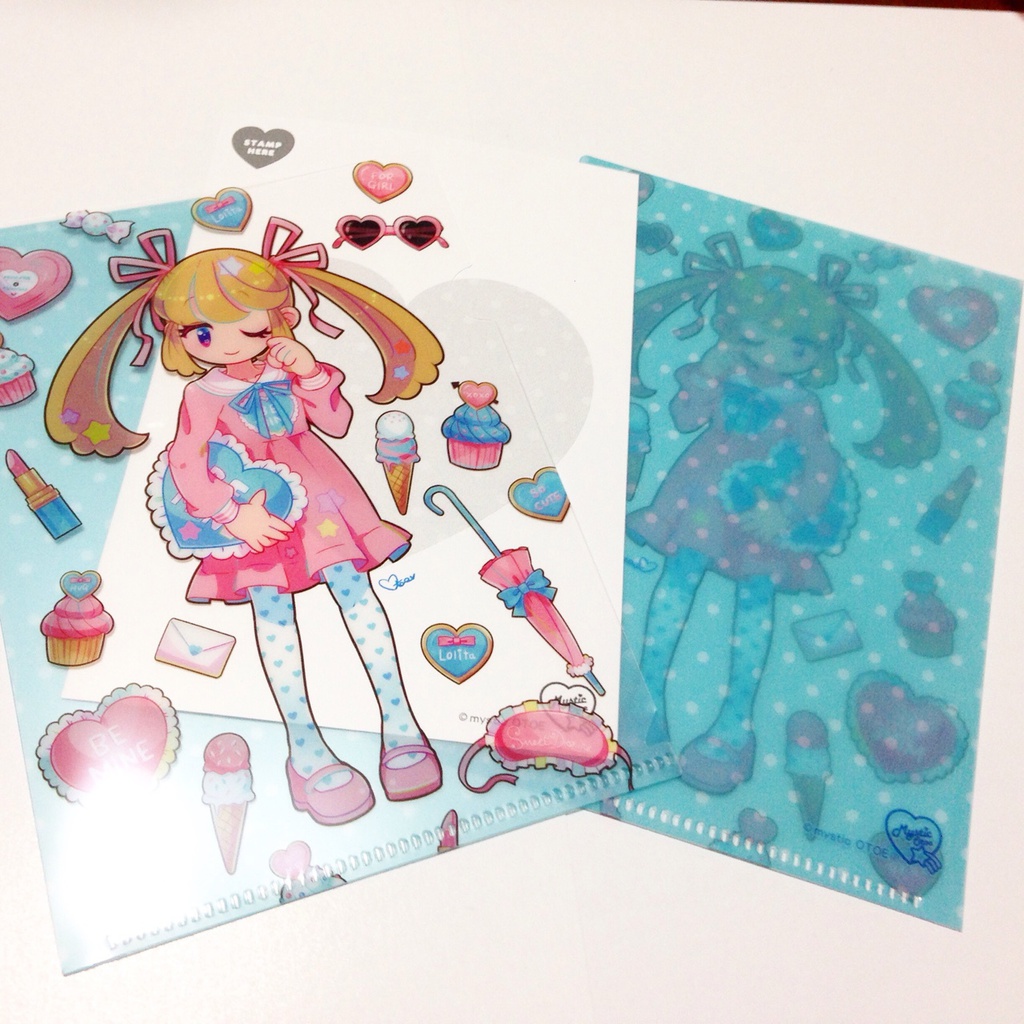 SweetLolita A6クリアファイル&ポストカードセット