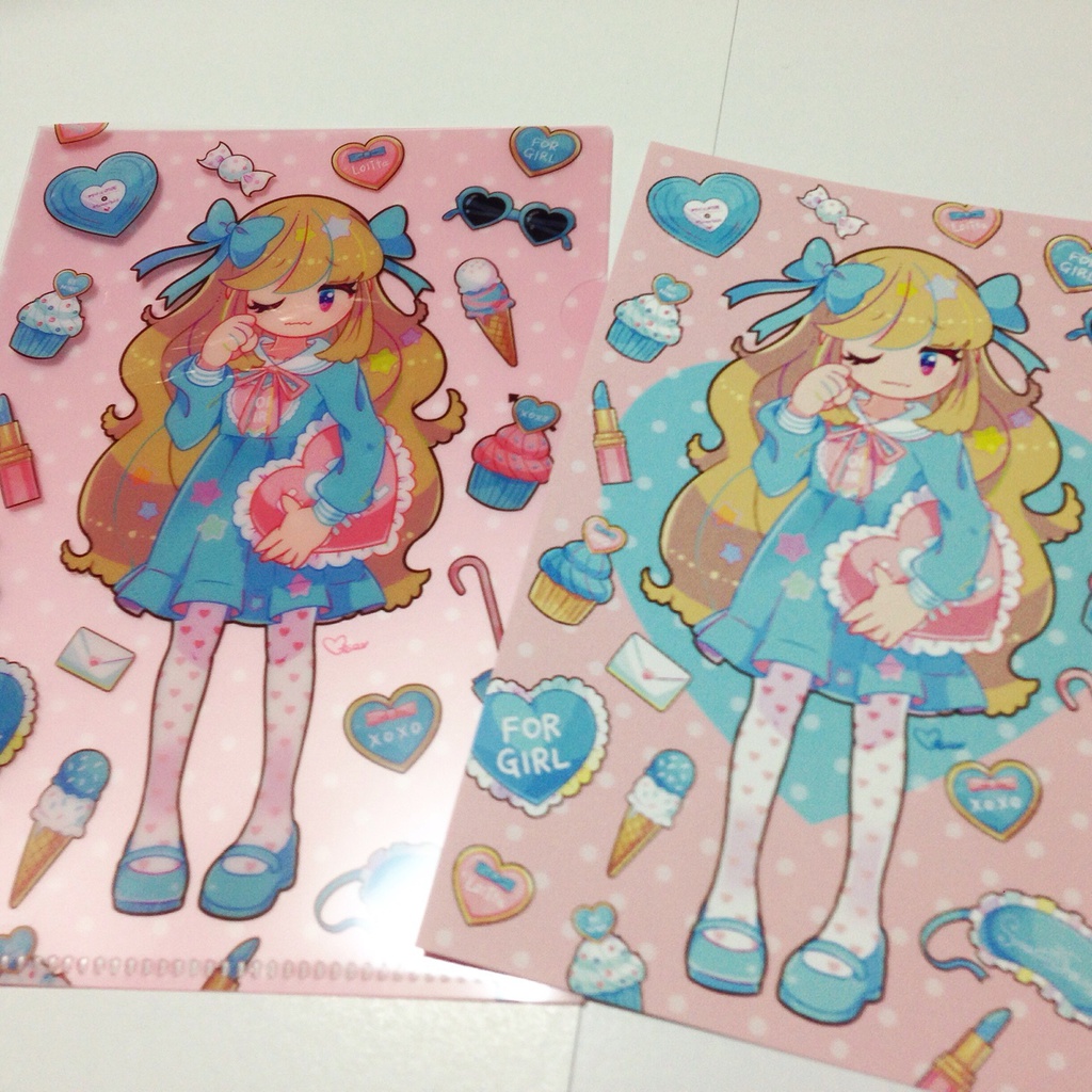 SweetLolita A6クリアファイル&ポストカードセット