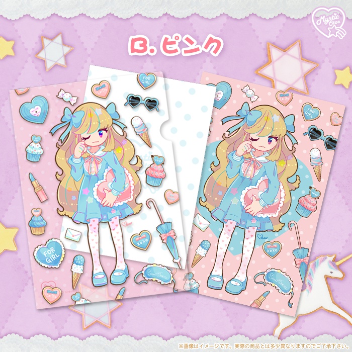 SweetLolita A6クリアファイル&ポストカードセット