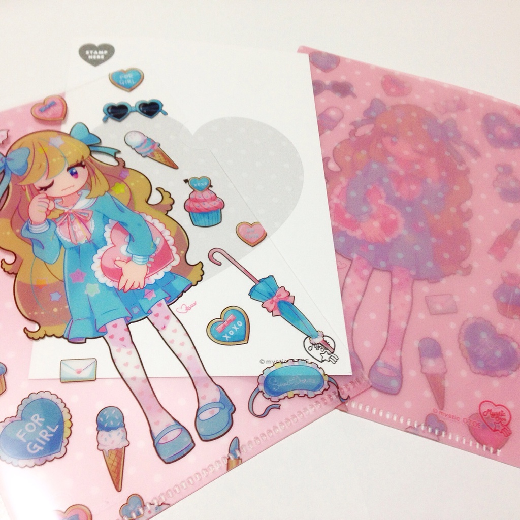 SweetLolita A6クリアファイル&ポストカードセット