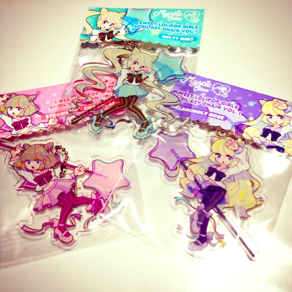 スイートロリポップガールズアクリルキーホルダー vol.1 全3種