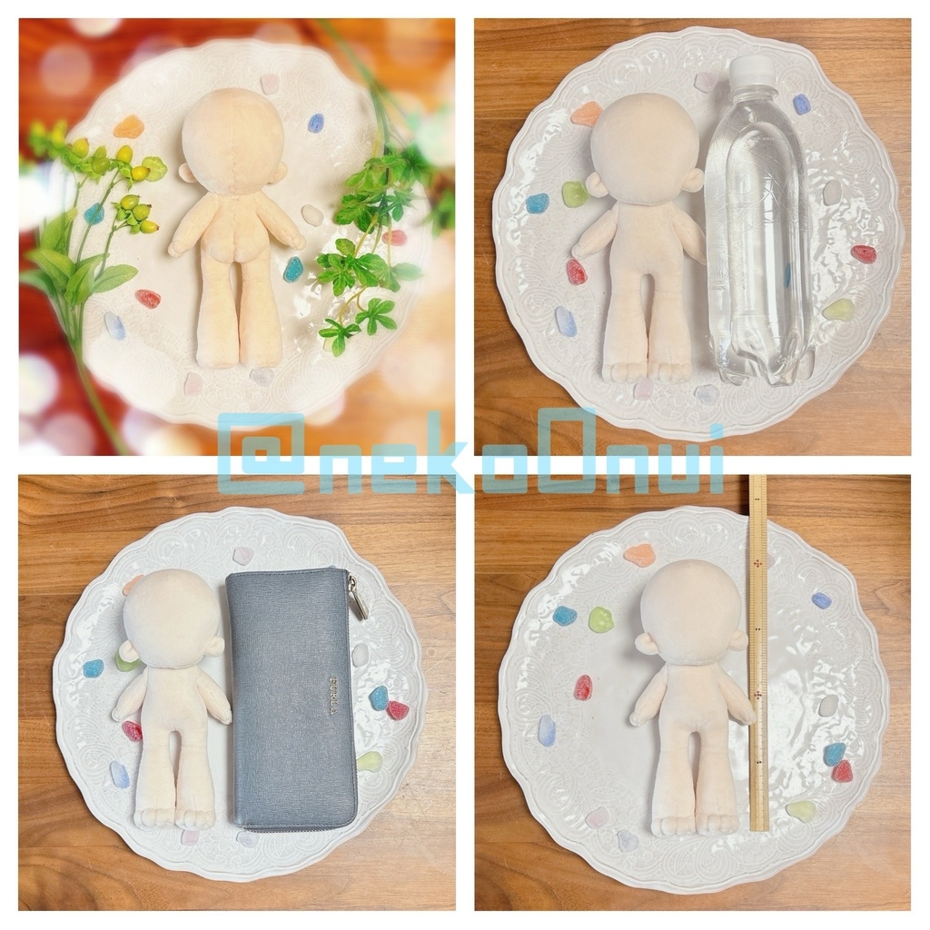 ちび福瑞体型紙(作り方説明書付き)