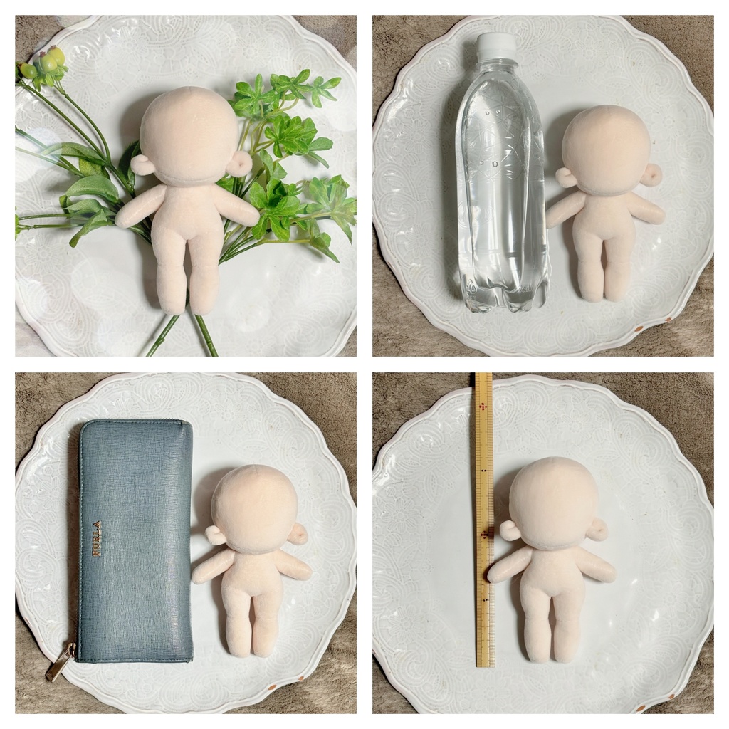 ちびぽよセミロングボディ型紙(作り方説明書付き)