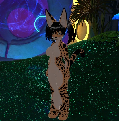 Serval Cat Woman Furry VR Chat VRC Avatar Vtuber