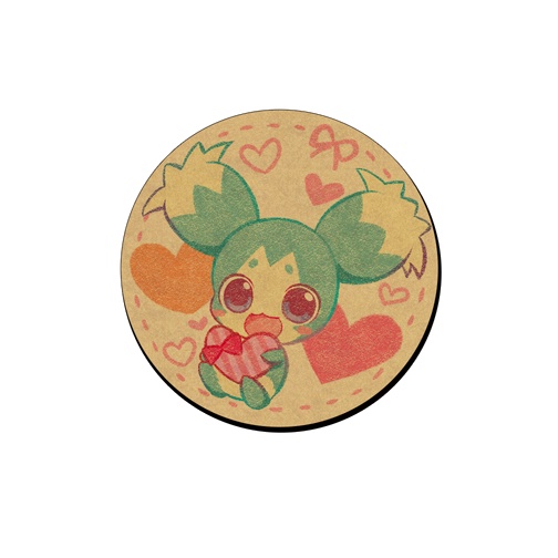 缶バッチーグル　ミュウ