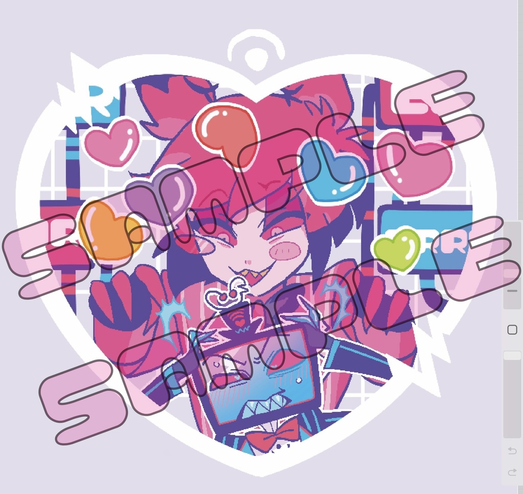 voxal❤︎オーロラアクリルキーホルダー
