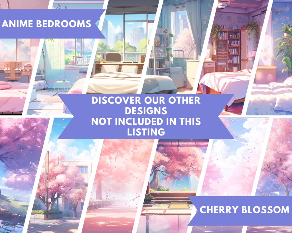 50+ パステル Vtuber 背景、Vtuber 背景、Lofi & アニメ、ストリーミング背景、仮想背景、Twitch 背景、ピンク パステル、