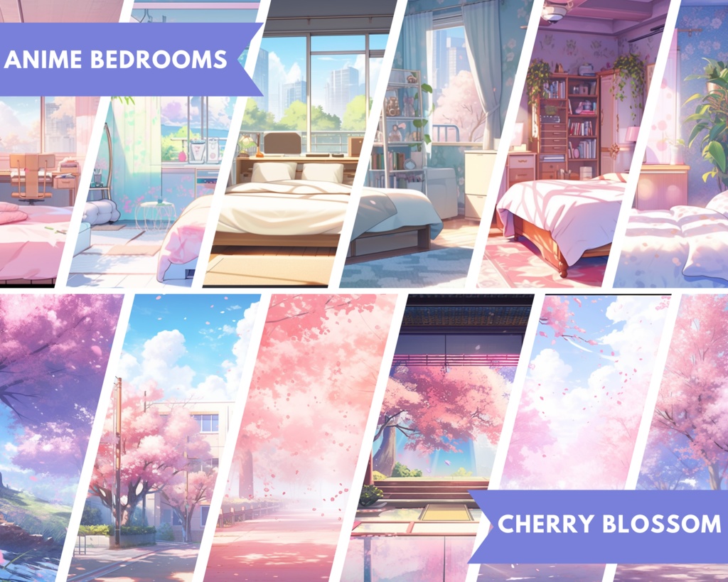 250+ Vtuber とアニメの背景、Vtuber バンドル、Lofi とアニメ、ストリーム背景、仮想背景、Twitch 背景、Twitch ストリーミング背景、居心地の良いオーバーレイ