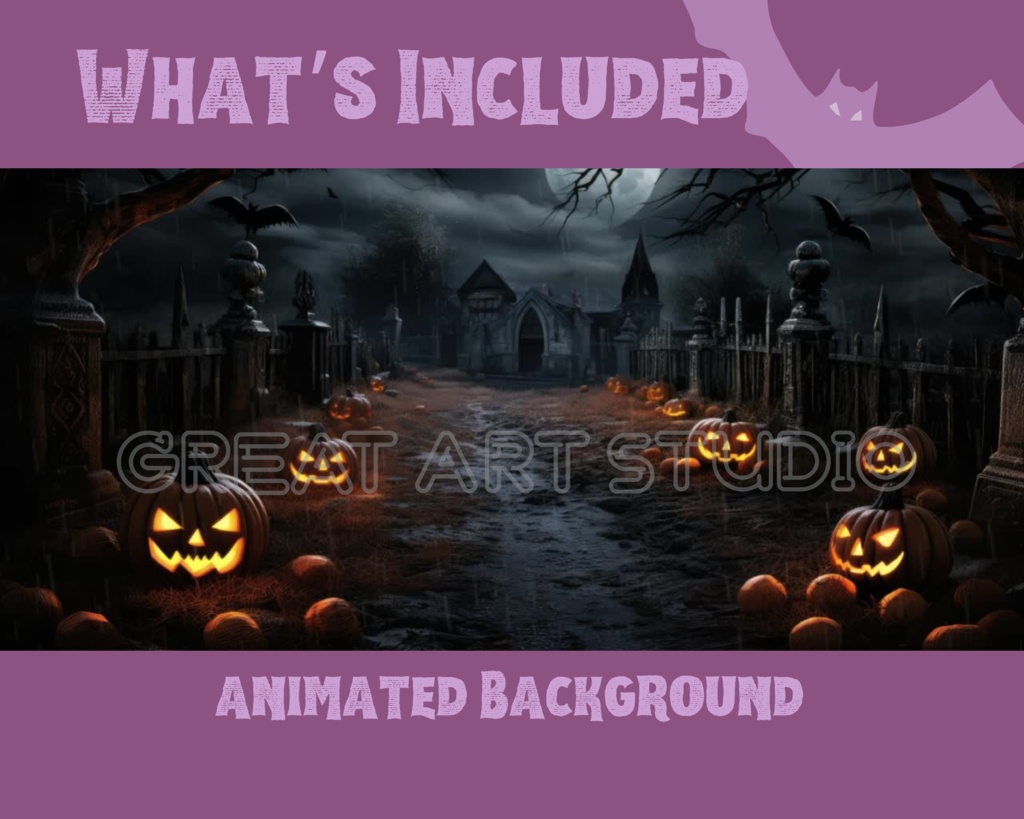 ハロウィンVtuberスターターパック! 10x Vtuber 背景 + 1x Vtuber ゲーミングチェア + 1x アニメーション背景、Vtuber アセット パック、居心地の良いオーバーレイ、Vtuber のコレクション