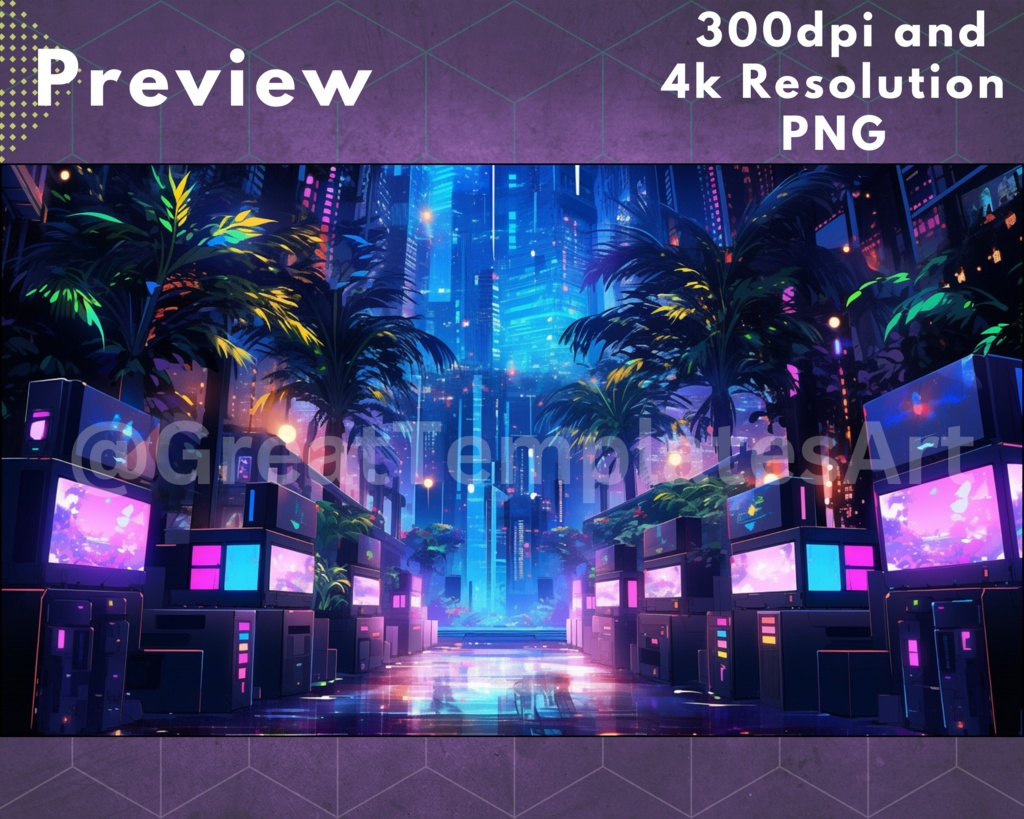 60+ サイバーパンク Vtuber 背景、twitch ストリーミング背景、アニメ背景、Lofi & アニメ、ストリーム背景、仮想背景、Twitch 背景、Vtuber アセット