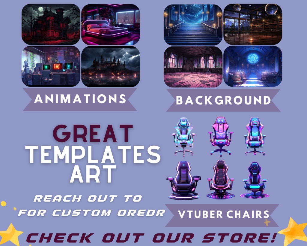 20+のVtuber背景、Vtuberバンドル、Lofi&アニメ、ストリーム背景、バーチャル背景、Twitch背景、Zoom背景、Twitchバナー
