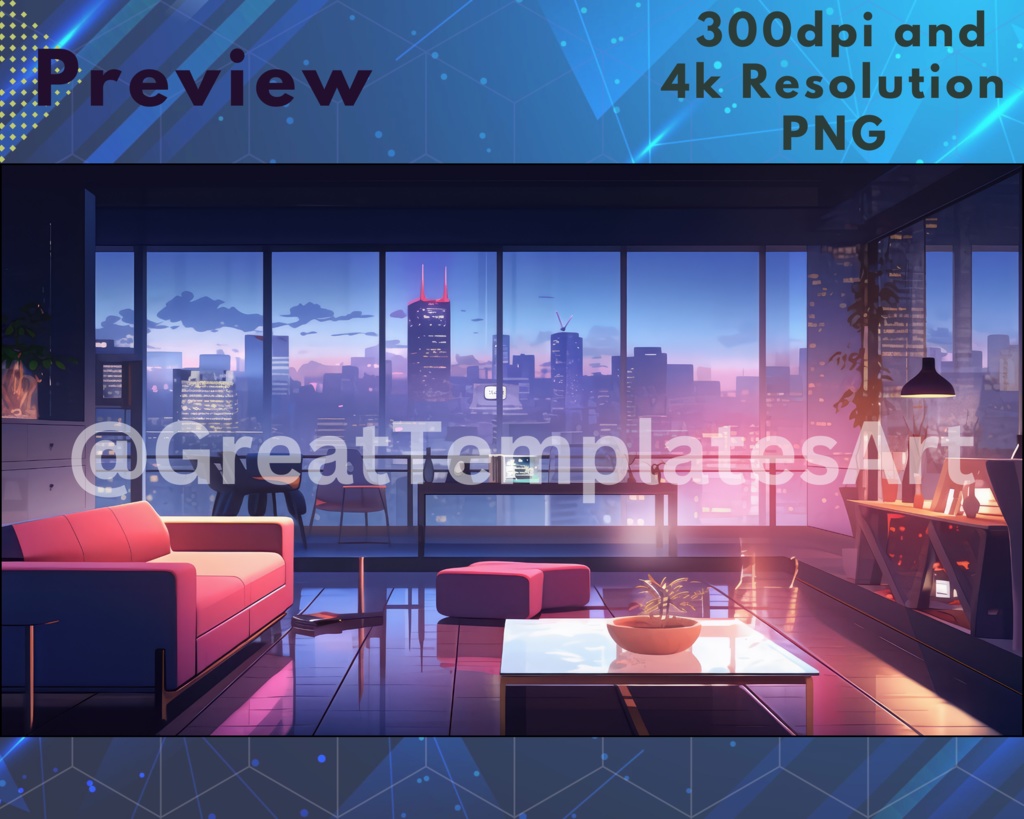 20+のVtuber背景、Vtuberバンドル、Lofi&アニメ、ストリーム背景、バーチャル背景、Twitch背景、Zoom背景、Twitchバナー