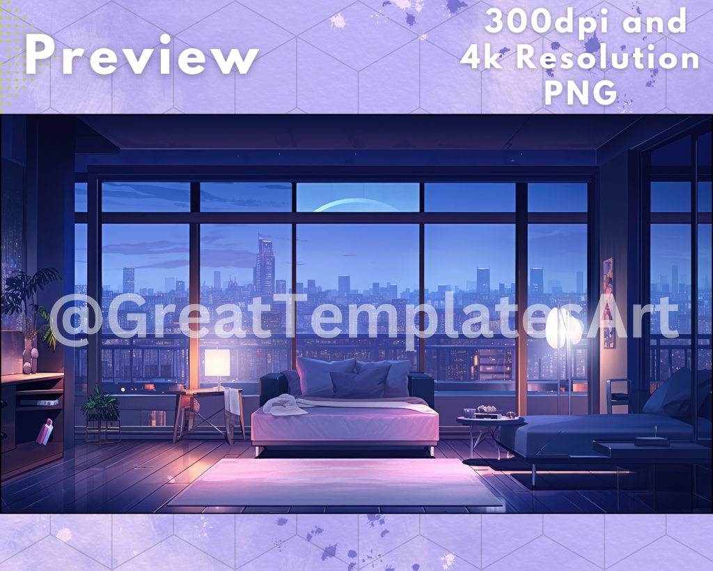 20+のVtuber背景、Vtuberバンドル、Lofi&アニメ、ストリーム背景、バーチャル背景、Twitch背景、Zoom背景、Twitchバナー