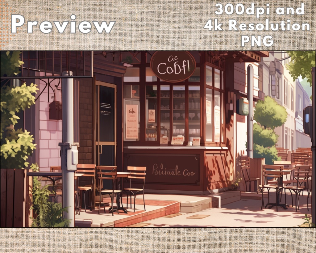 50+ コーヒーショップ Vtuber 背景、twitch ストリーミング背景、Vtuber 背景、Lofi & アニメ、ストリーム背景、Vtuber アセット