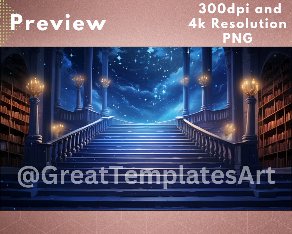 50 個以上の魔法の VTuber 背景、twitch ストリーミング背景、アニメ背景、Lofi & アニメ、ストリーム背景、Twitch アセット