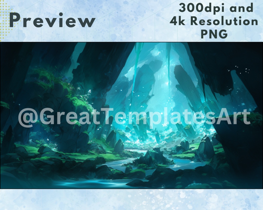 70x ファンタジー Vtuber 背景、twitch ストリーミング背景、アニメ背景、Lofi & Anime、ストリーム背景、仮想背景、Twitch アセット、