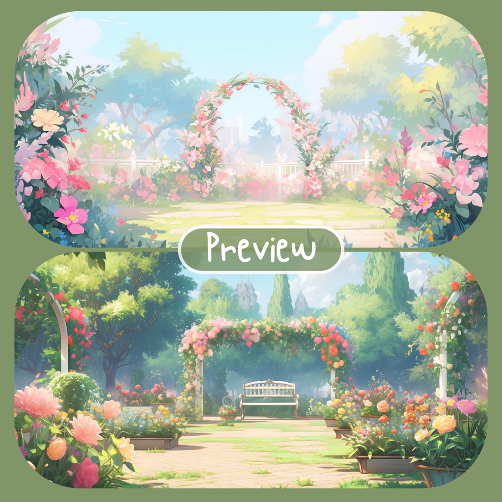 100x 真夏の VTuber 背景、Twitch ストリーミング背景、ストリーム アセット、Lofi 背景、Twitch アセット、VTuber アセット。