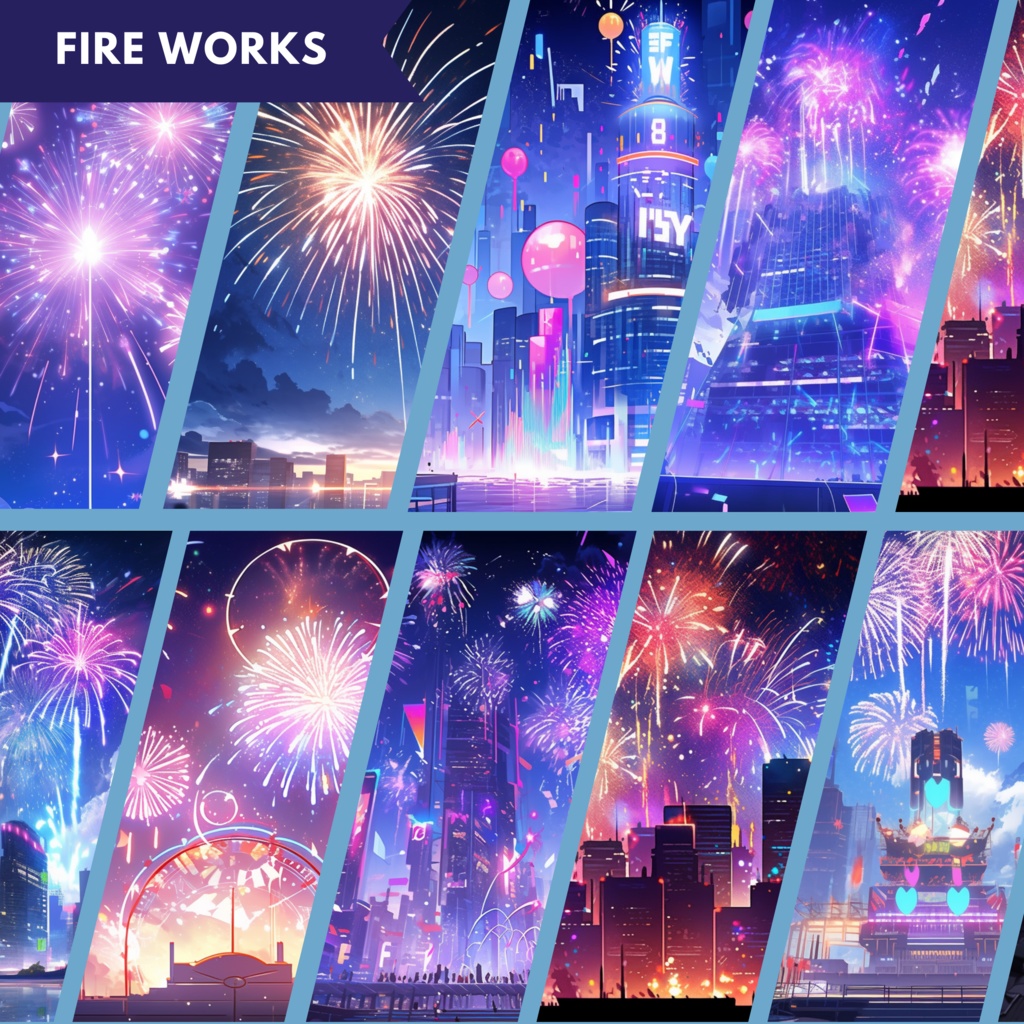 70x 新年 VTuber 背景、Twitch ストリーミング背景、ストリーム アセット、Lofi 背景、Twitch アセット、Vtuber アセット。