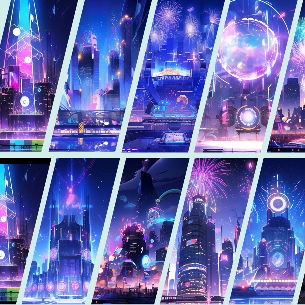 70x 新年 VTuber 背景、Twitch ストリーミング背景、ストリーム アセット、Lofi 背景、Twitch アセット、Vtuber アセット。