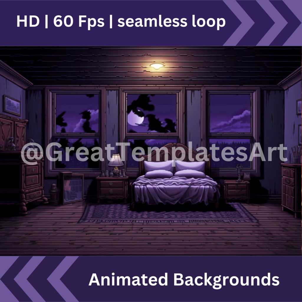 20x ゲーマーのアニメーション背景、ピクセル アート Twitch Minecraft のアニメーション背景、Twitch ストリーミング B 背景 VTuber アセット、ストリーム アセット。