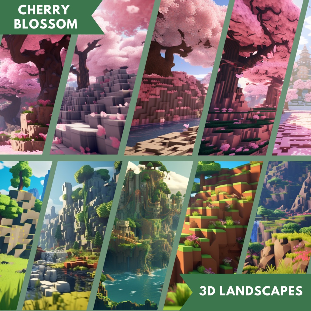 50x Minecraft Roblox VTuber 背景、Twitch ストリーミング背景、仮想背景、Twitch アセット、ストリーム アセット、Vtuber アセット。